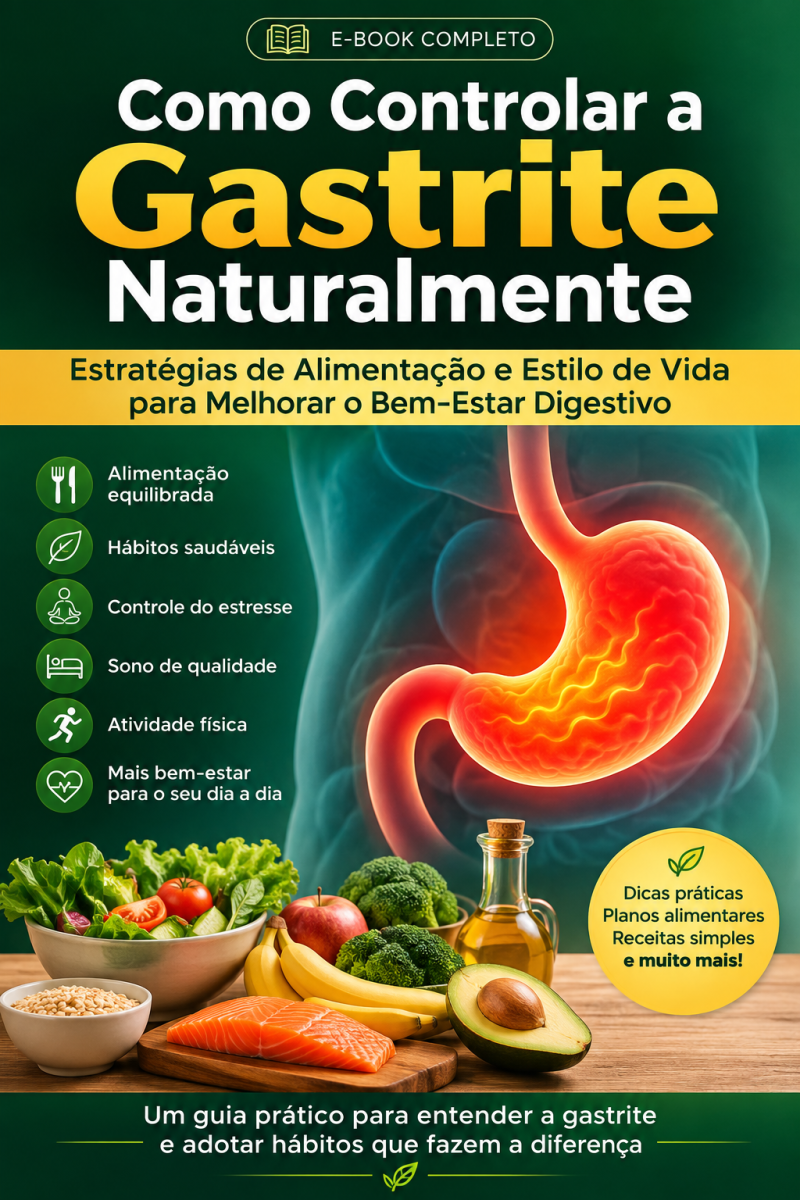 COMO CONTROLAR A GASTRITE NATURALMENTE