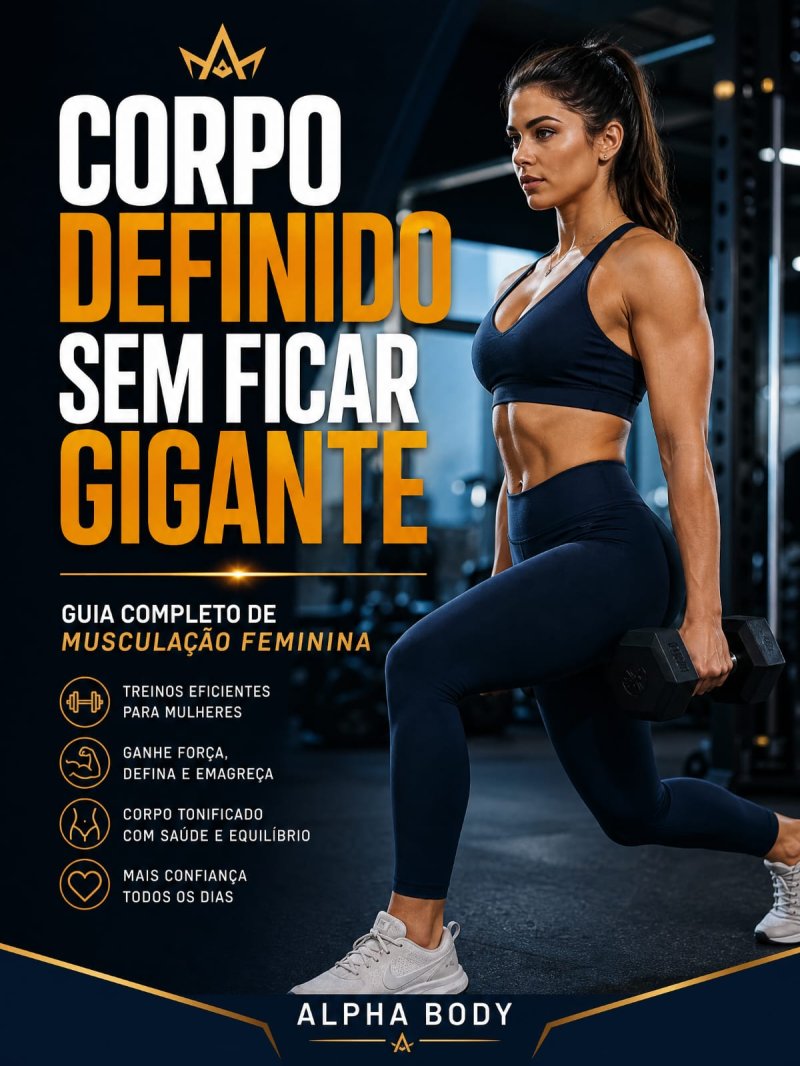 Corpo definido sem ficar Gigante: Guia Completo de musculação feminina