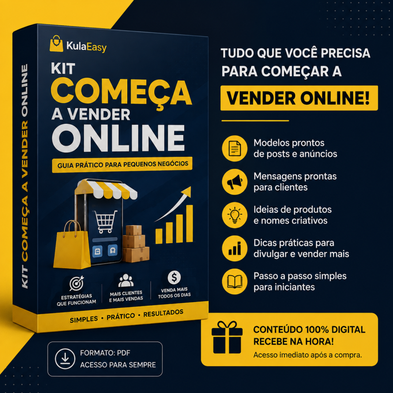 Kit Começa a Vender Online