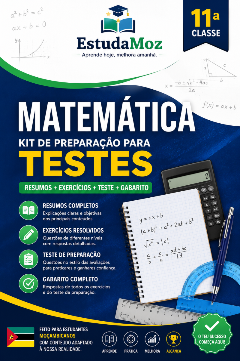 Kit de Preparação para Testes — Matemática 11ª Classe