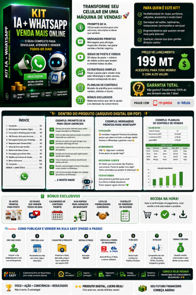 KIT IA + WHATSAPP — VENDA MAIS ONLINE